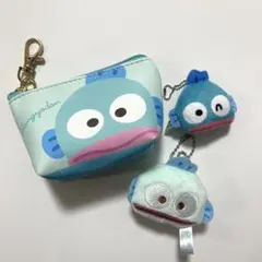 ハンギョドン3種セット　ポーチ　ミニマスコットキーホルダー