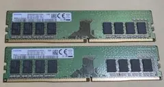 Samsung DDR4 8GB メモリ 2枚セット - メルカリ