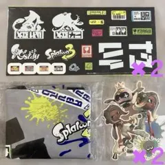 Splatoon3 スプラトゥーン ステッカー レジャーバッグ シールセット