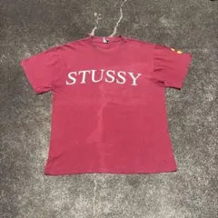 STUSSY 1980 ロゴ Tシャツ ピンク Sサイズ - メルカリ