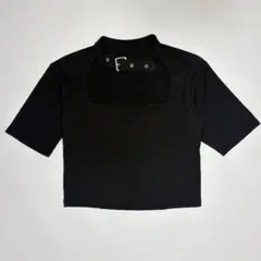 LVEU. ラブユ クロップド丈Tシャツ 半袖 チョーカー