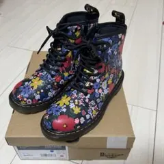 ドクターマーチン　花柄ブーツ　20cm