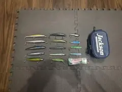 ミノー、ジグ、シンペン 15本セットplusJackson スマホポーチセット ミノー、ジグ、シンペン 15本セットplusJackson スマホポーチセット