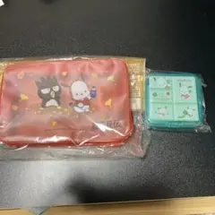 산리오 홍차 화전 포차코 배드 바츠마루 케이스 세트