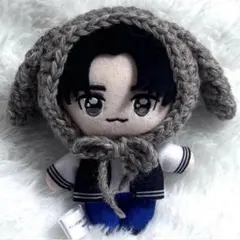 ぬい服 たれ耳 うさぎ 犬 ボンネット 編み物 ハンドメイド GiGO - メルカリ