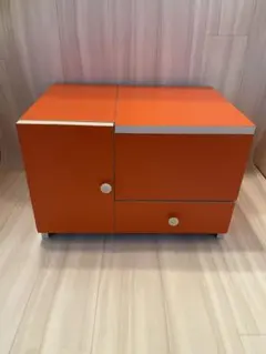 レトロポップ オレンジ テレビ台 収納 飾り棚 - メルカリ