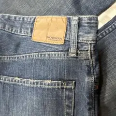 BOBSON ストレートデニム ダークブルー