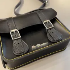 Dr. Martens レザーサッチェルバッグ ブラックのサムネイル