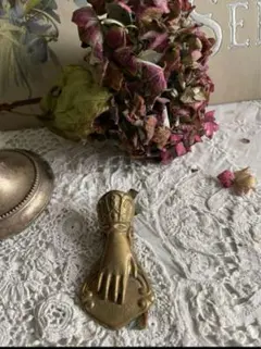 【お70】10 フランス　アンティーク　ハンド　クリップ 貴婦人の手 HAND 貴婦人の手 クリップ フランスアンティーク ブロカントの