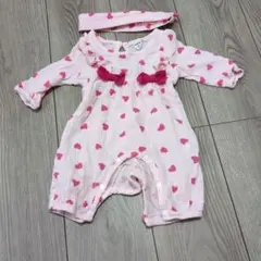 SHEIN ハート柄ロンパース 1-3M