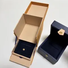 美品　ルイヴィトン　リングケース　空箱　ネイビー　指輪入れ　アクセサリーケース
