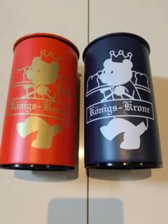てらこ様専用❣️【美品】ケーニヒスクローネセレブ缶 ネイビー黄緑2缶