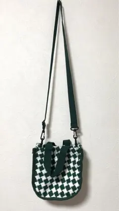 チェック柄 2way ショルダーバッグ ハンドバッグ