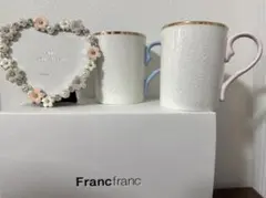 【新品】Francfranc ペアマグカップ　フォトフレーム 3点セット