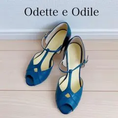 ✳️美品✳️オデットエオディール　パンプス　ネイビー　フォーマル　23.0 春夏♡のサムネイル