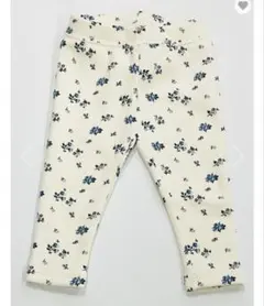 BabyGAP ボアスウェットレギンス 花柄コットン80cm 18-24