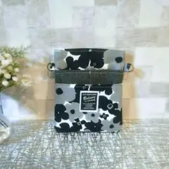 花柄　ナースポーチ　オーガナイザー　移動ポケット　仕分けポーチ　モノトーン　花