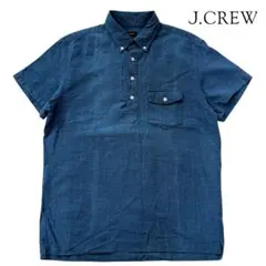 【J.Crew】インディゴダイ　プルオーバー ボタンダウンシャツのサムネイル