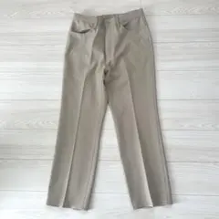 GU ジーユー　センタープレスストレートパンツ　ベージュ　サイズM