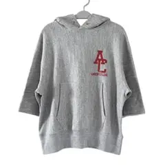 Americana カレッジ パーカー カットオフスリーブ アメリカーナ 古着