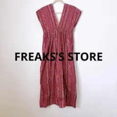 FREAKS’S STORE フリークスストア　ボイルストライプ柄ワンピース