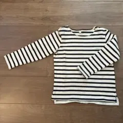 無印良品 ボーダー長袖カットソー 120cm