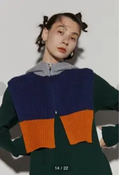 【新品未使用タグ付き】 アンスリード　トップス 未使用タグ付き】UN3D アンスリード シャーリング ニット