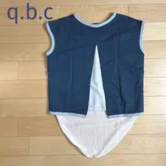 q.b.c MH デニム風　カットソー　半袖のサムネイル