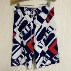 FILA 水着ショートパンツ ネイビー/ホワイト/レッド