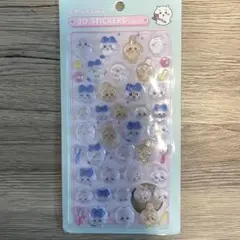 ちいかわ 3Dステッカー ボンボンドロップシール 立体 うるちゅる