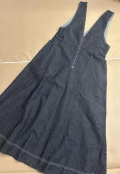 GU デニムジャンパードレス　ネイビー　Sサイズ　タグ付き