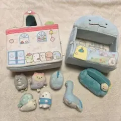 すみっこぐらし　ぬいぐるみ　学校　とかげの家　てのりぬいぐるみ