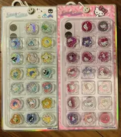 正規品　サンリオ ハローキティ はぴだんぷいキラコロ おはじきシール 2個