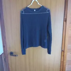 UNIQLO メッシュ長袖ニット　M