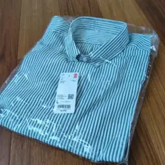 未開封）ストライプ コットン 長袖シャツ L