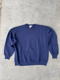 90s ヘインズ　スウェット　ブランク 　肉厚　短丈