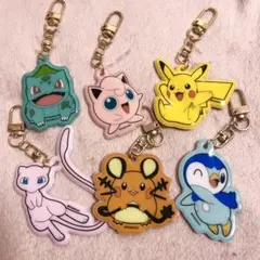おまけ付 】愛光 メルヘンランド ポケモンキーチェーン 5個セット
