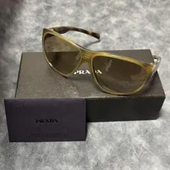 PRADA サングラス べっ甲柄 カーキ オリーブ×ハバナ Y2K 付属品ありのサムネイル