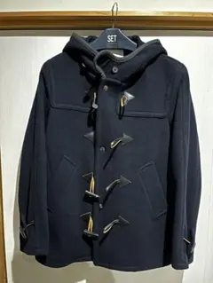ikka ネイビー ダッフルコート ショート丈のサムネイル