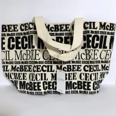 新品未使用　CECIL McBEE セシルマクビー　トートバッグ　白　タグ付き