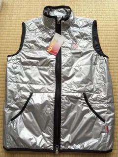 【新品タグ付】Number ゴルフウェア キルティング ベスト M シルバー