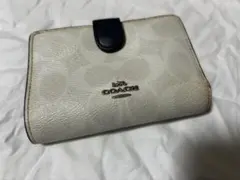 COACH 二つ折り財布 ホワイト