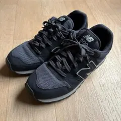 美品 26㎝△new balance ニューバランス 500 スニーカー 黒 - メルカリ