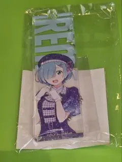 リゼロ 10thv リゼロ展 ブロックネームキーホルダー アクキー レム
