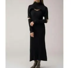 スナイデル　3ピースニットワンピース