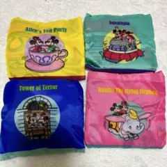 ディズニーランドで購入　 カプセルトイ　エコバッグセット 4種類