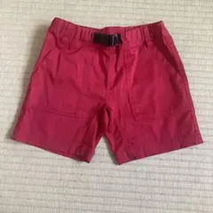AIGLE キッズ ハーフパンツ レッド　110