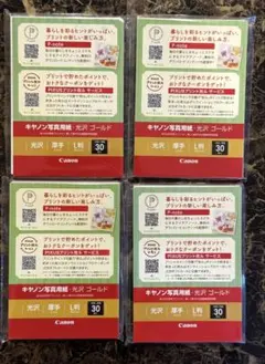 キャノン写真用紙・光沢 ゴールド　120枚