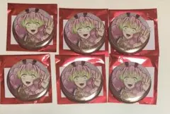 鬼滅の刃　ufotable 午年 箔押し缶バッジ 甘露寺蜜璃　伊黒小芭内　各6点