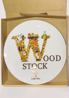 【新品•限定品】SNOOPY TOWN PEANUTSウッドストックプレート
